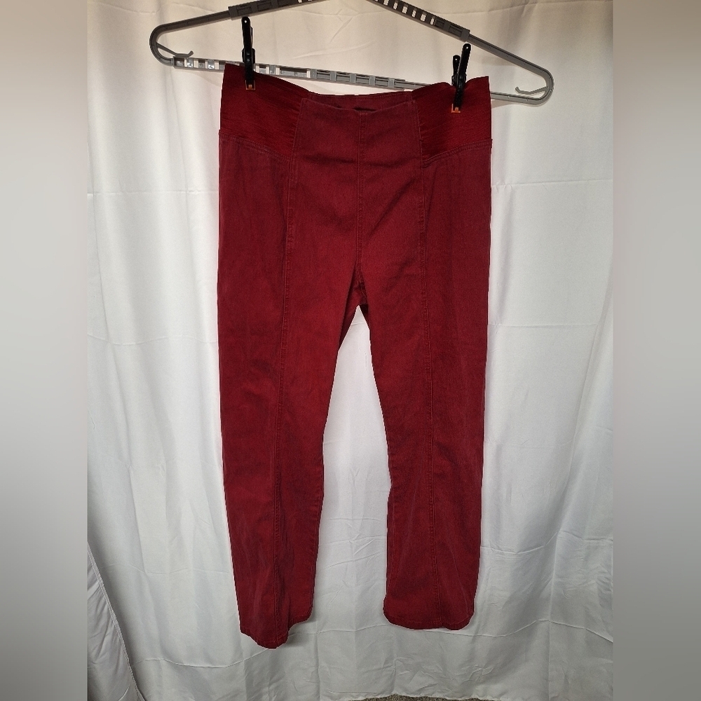 Diane Gilman  Redpull On  Pants